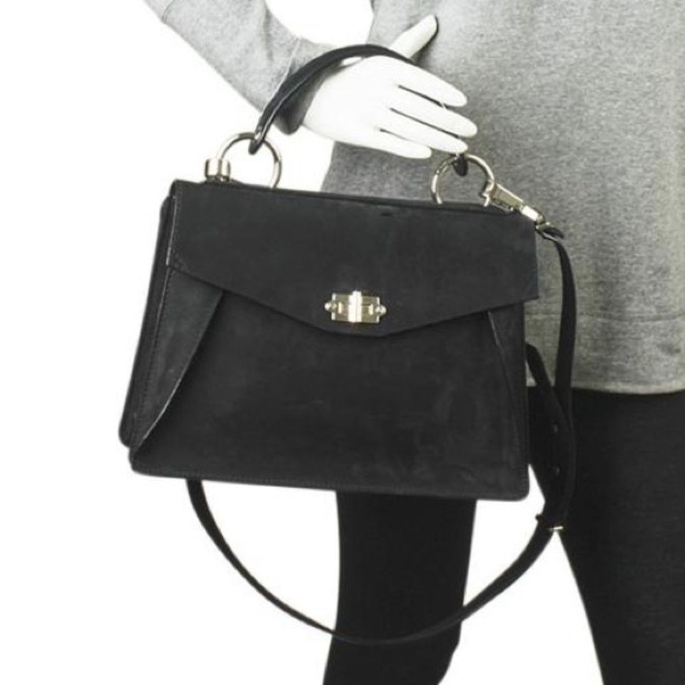 PROENZA SCHOULER Suede Medium Hava Top Handle Bag